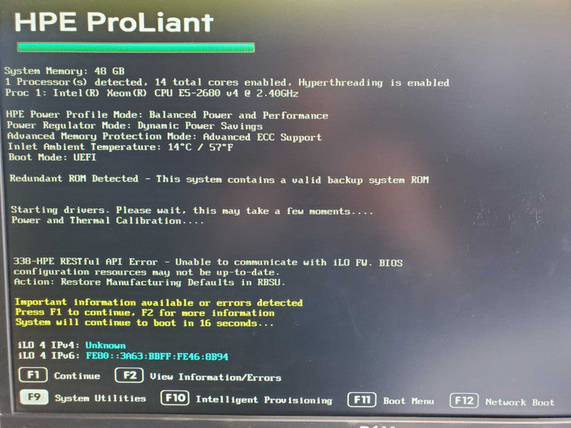 HP Proliant DL380 G9, 1x Xeon E5-2680v4 2.4GHz, 48GB DDR4, 2x PSU, 3.5\\" Read _