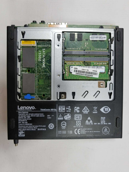 Lenovo ThinkCentre M910q Core i7-7700t @ 2.90GHz 16GB NO HDD ~