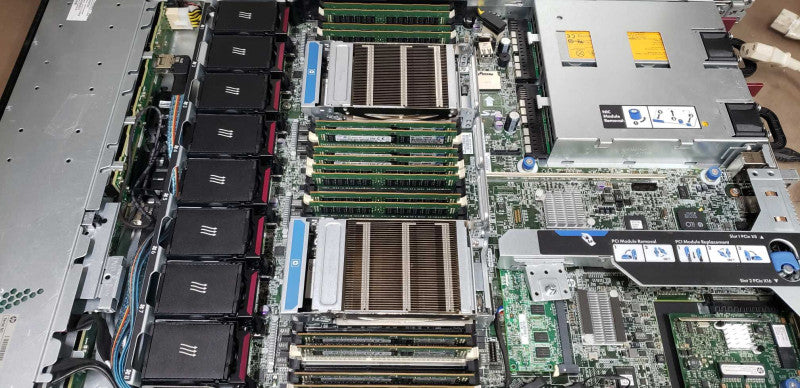 HP proliant DL360p Gen8 2x Xeon E5-2670 @ 2.60ghz / 128gb ram / P420i Ctrl #