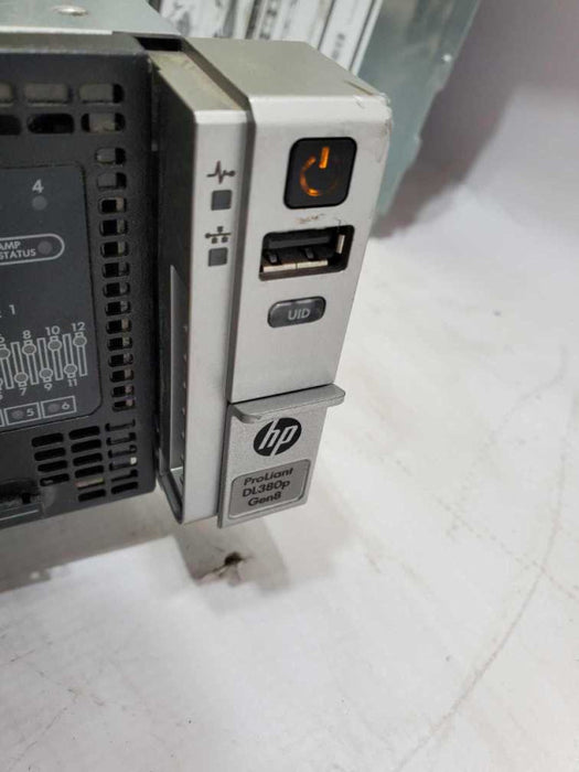 HP ProLiant DL380p Gen8 2U Barebone No CPU No RAM No HDD for parts or repair )