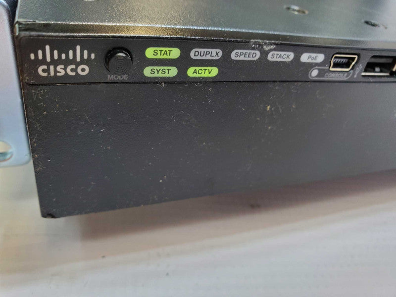 Cisco WS-C3650-24PS-S 24 Port Gigabit PoE+ *Factory Defaulted* (