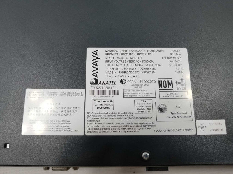 Avaya IP Office 500 V2 Phone Control Unit W/ 2x 700504556 & 1x 700417330 ~