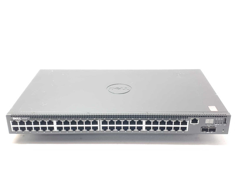 Dell N2048 48-Port PoE+ Gigabit Ethernet Switch 2x 10G SFP+ AS-IS, Read _