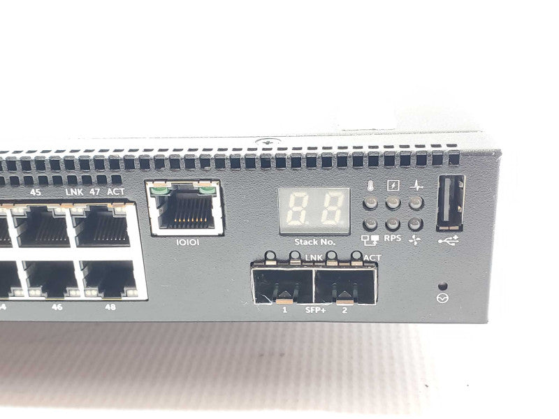 Dell N2048 48-Port PoE+ Gigabit Ethernet Switch 2x 10G SFP+ AS-IS, Read _