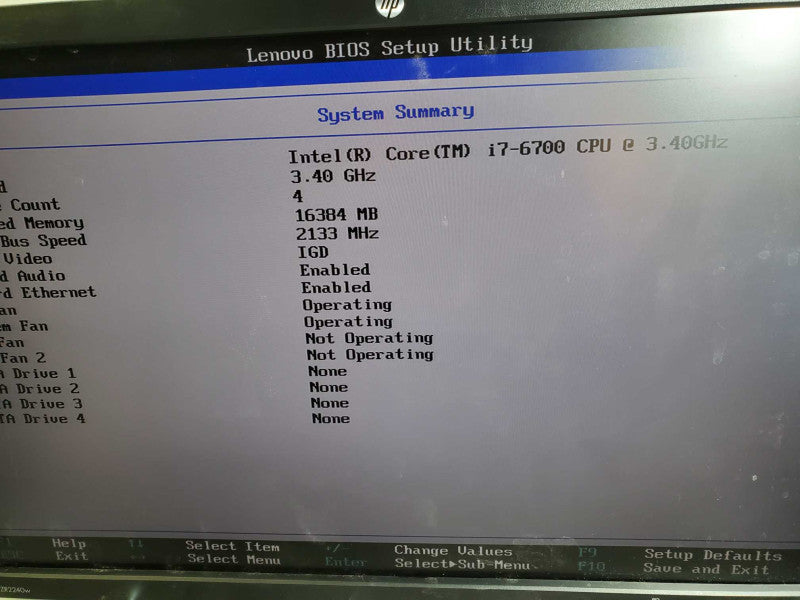 Lenovo Thinkcenter M900 i7\\\\6700 3.4GHz 16GB RAM No SSD )