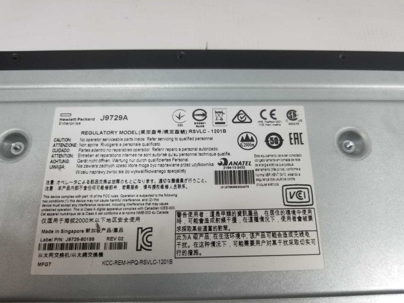 HP Aruba J9729A 2920-48G-POE+ 48-Port GE & 2-Slots AS-IS ~