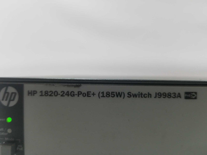 J9983A HP 1820-24G-PoE+ (185W) 24-Ports Gigabit PoE+ Ethernet Switch ~