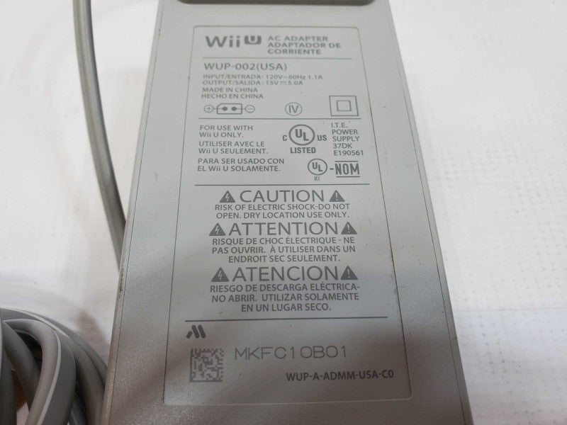 Official Nintendo Wii U Charger - WUP-002 (