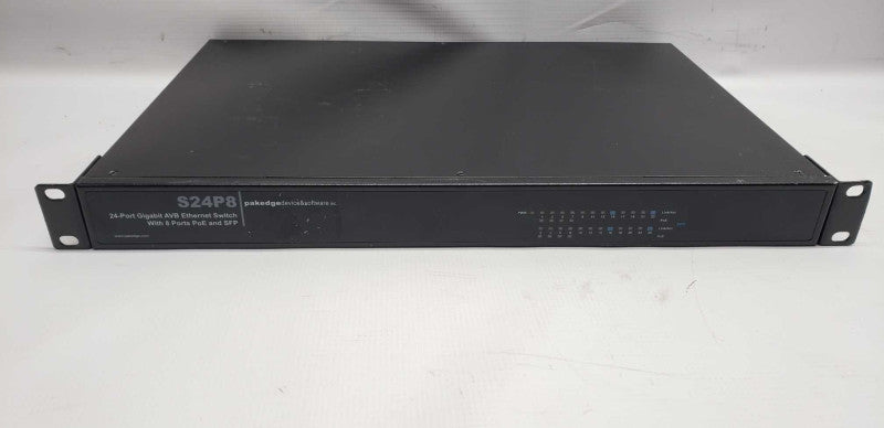Pakedge Device & Software Inc. S24P8 24-Port Gigabit AVB 8-Port POE & SFP #