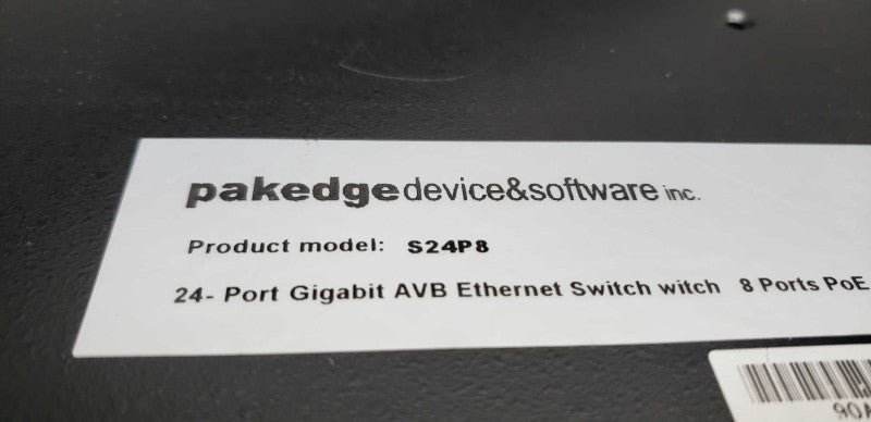 Pakedge Device & Software Inc. S24P8 24-Port Gigabit AVB 8-Port POE & SFP #