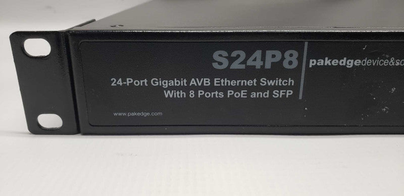 Pakedge Device & Software Inc. S24P8 24-Port Gigabit AVB 8-Port POE & SFP #