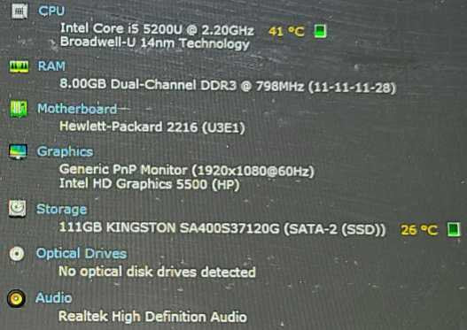 HP EliteBook 840 G2 i5-5200U 2.2GHz 8GB RAM 120GB SSD 14\\" $