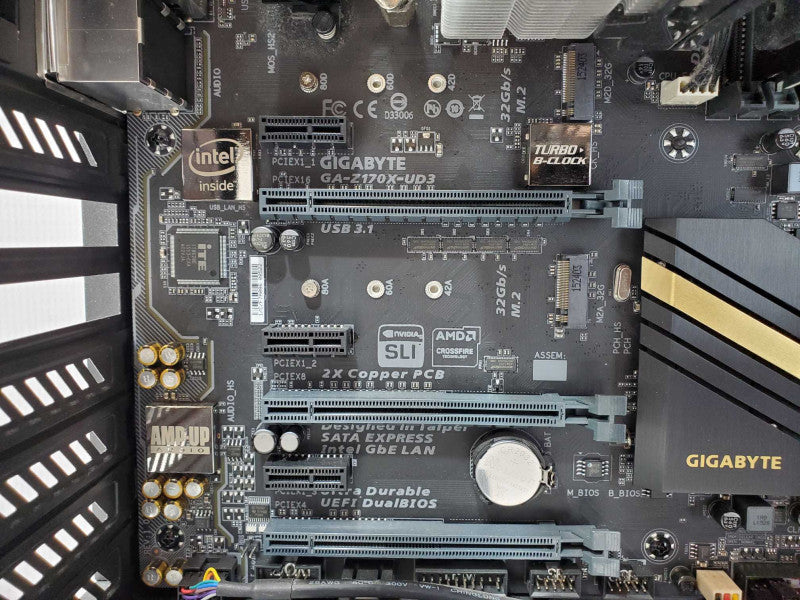Custom/Gigabyte PC, Core I5-6600K 3.5GHz, 16GB DDR4, No HDD _