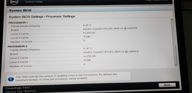 Dell Poweredge T430 2x Xeon E5-2603 V3 @ 1.60ghz / 32gb ram ddr4 / H330 Raid #