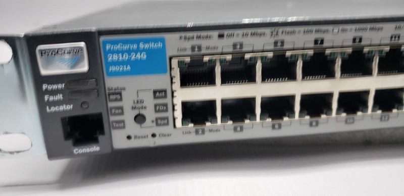 HP J9021A  2810-24G 24x manged gigabit switch #