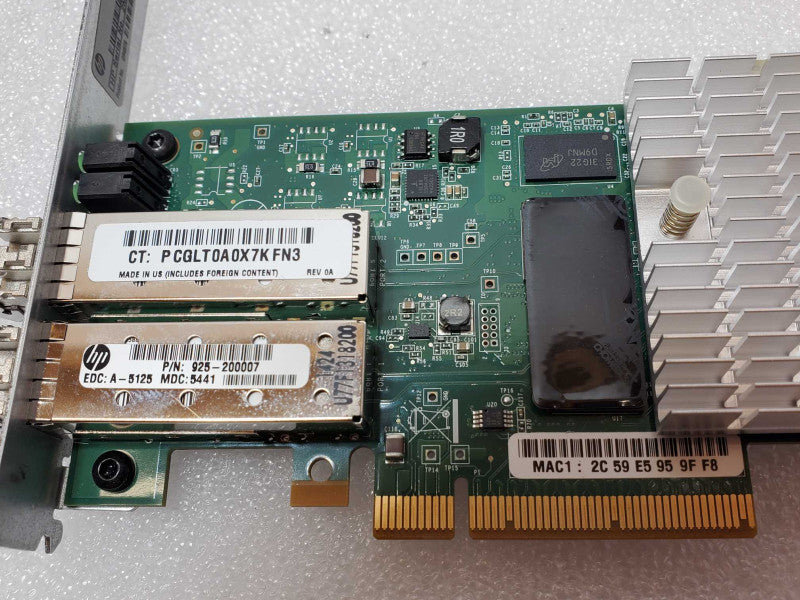 HP 925-200007 3Par StoreServ PCIe Dual Port 10GB iSCSI FC Card QLE8242-HP _