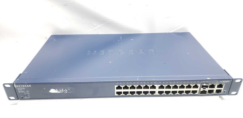 netgear FS728TP 24 Ports POE Rack-Mountable Switch / FACT.RESET #
