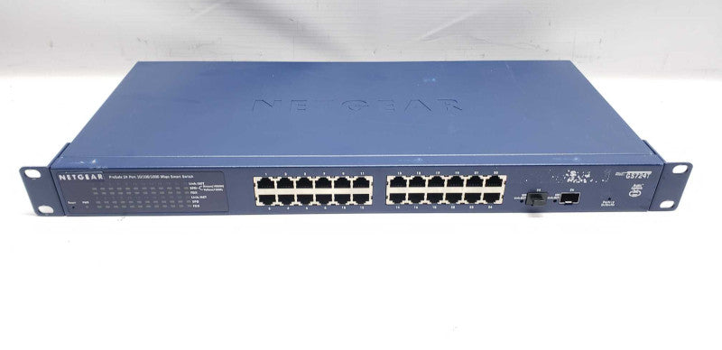 Netgear Prosafe 24x port gigabit switch GS724T V4 / fact.reset default #