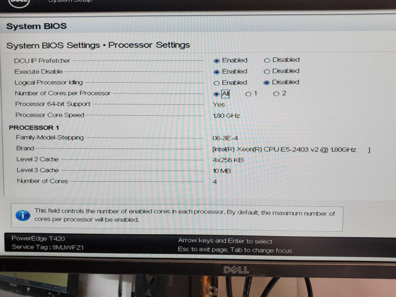 Dell PowerEdge T420, Xeon E5-2403v2 1.8GHz, 32GB RAM, No HDD/RAID _