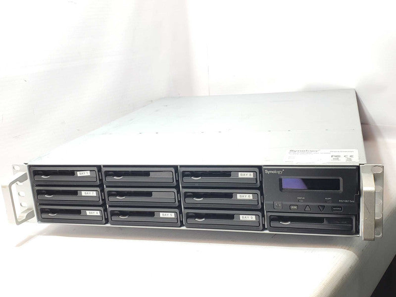 Synology RackStation RS10613xs+ 9-BAY NAS with 4x 2TB HDDs, 2x PSU _