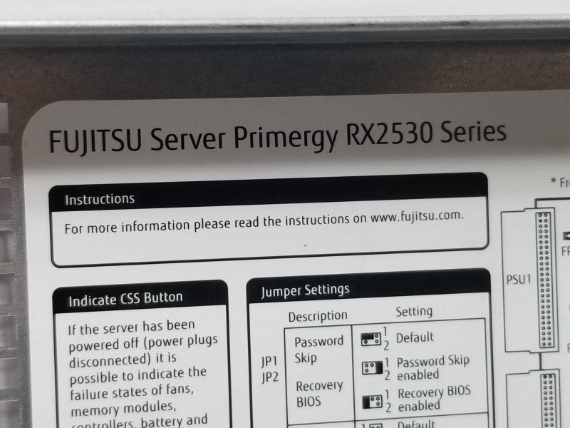 Fujitsu Primergy RX2530 M4, 2x Xeon Silver 4108 1.8GHz/ NO RAM/HDDs/PSUs \\"QTY\\" ~