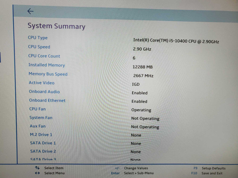 Lenovo IdeaCentre 5 14IMB05 Tower Core i5-10400 @ 2.9 GHz 12GB DDR4 No HDD (