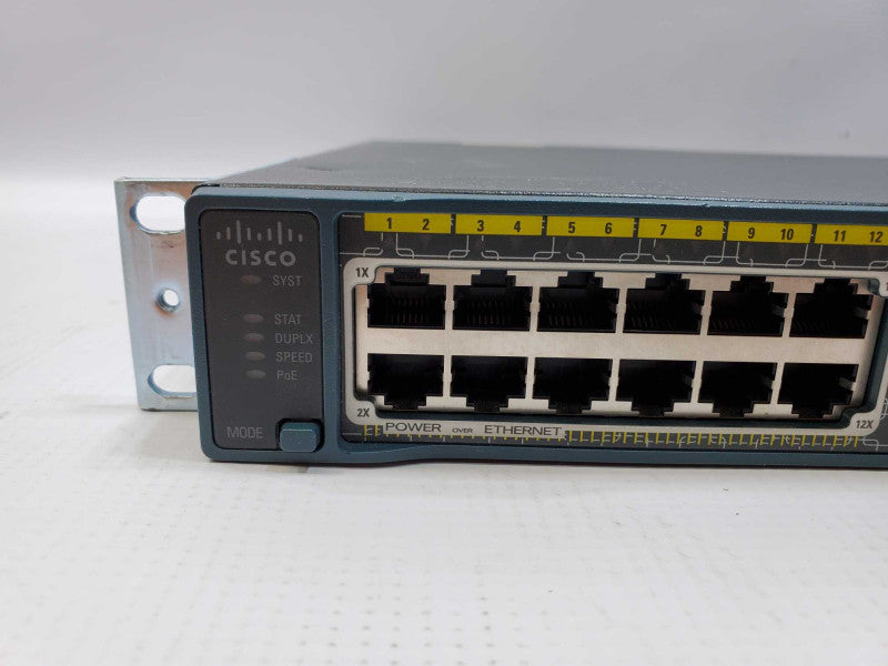 Cisco Catalyst 2960 WS-C2960-48PST-L 48-Ports Rack-Mountable Switch (
