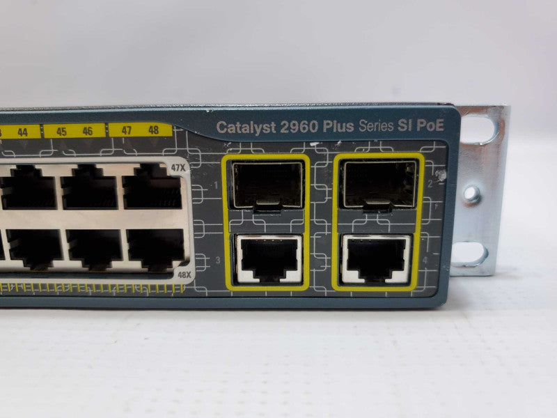 Cisco Catalyst 2960 WS-C2960-48PST-L 48-Ports Rack-Mountable Switch (