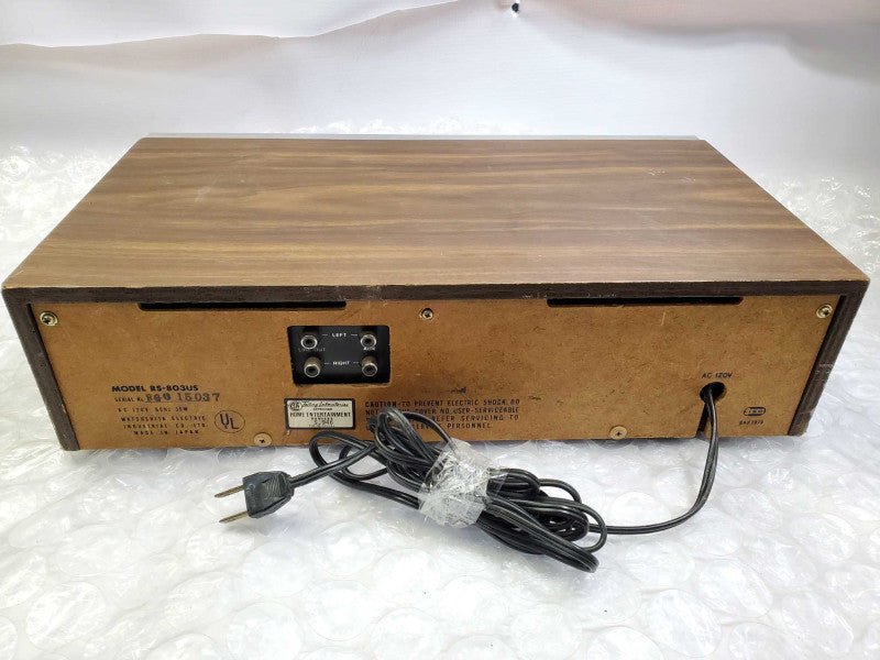 Panasonic RS-803US 8-Track Stereo Cartridge Tape Deck Player Recorder forParts )