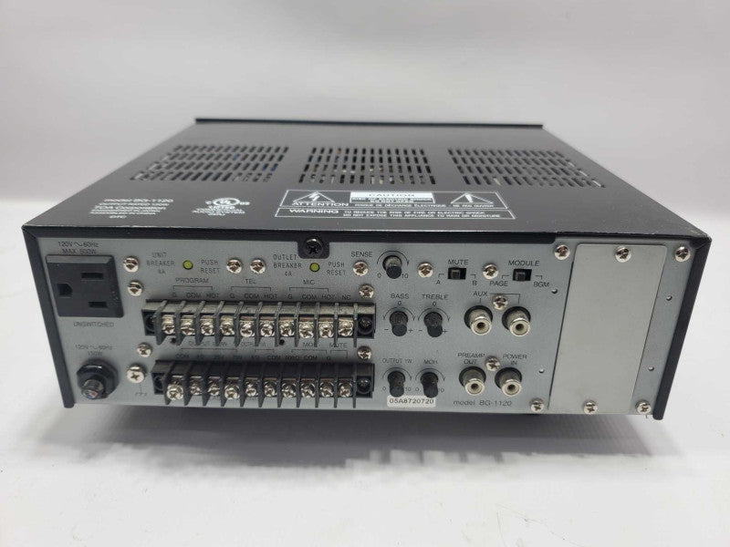 TOA Integrated Amplifier BG-1120 |
