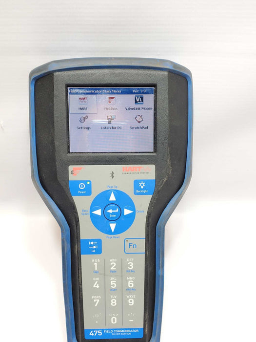 HART EMERSON 475 FIELD COMMUNICATOR 475...KL GRAPHICS As-IS, Powers on _