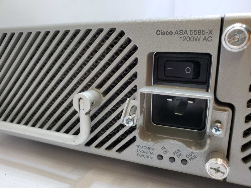Cisco ASA 5585-X FireWall Chassis with SSP-10 MODULE & 1200W DUAL PWR (