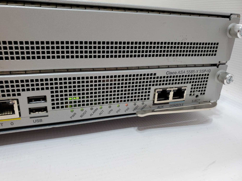 Cisco ASA 5585-X FireWall Chassis with SSP-10 MODULE & 1200W DUAL PWR (