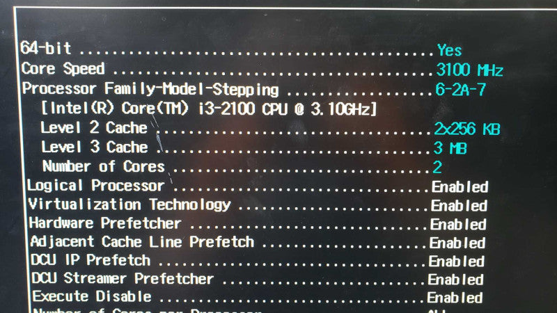 Dell R210 II 1U i3-2100@3.1GHz 4GB ECC DDR3 No HDD [