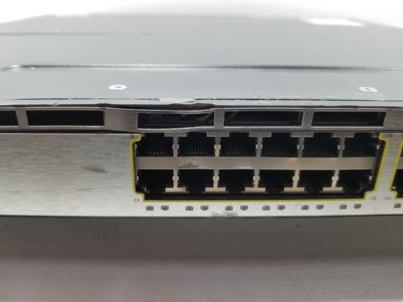 Cisco WS-C3750X-24T-L 24 Port Gigabit Ethernet Switch AS-IS For Parts ~
