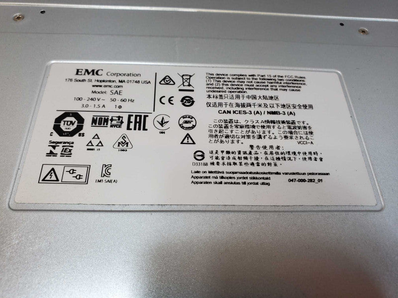 EMC SAE Hard Drive Array Storage Expansion 25x 2.5\\" No HDD (