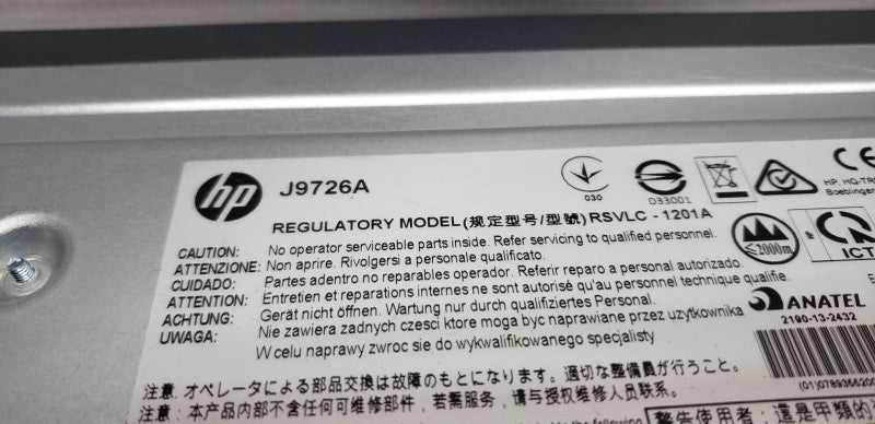 HP ProCurve 2920-24G (J9726A) Gigabit Ethernet Switch Factory Reset #