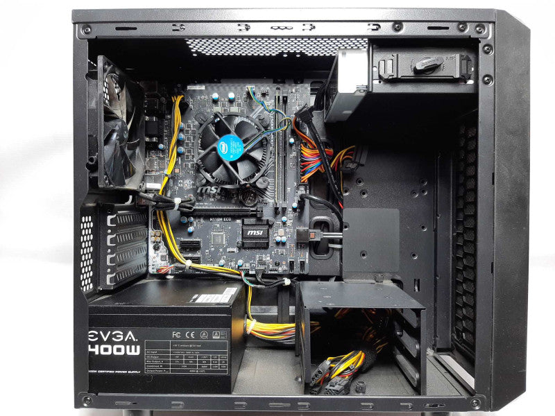 Back Box PC MSI H110M ECO i5-7400 @ 3GHz 4GB RAM - No HDD/Caddie +