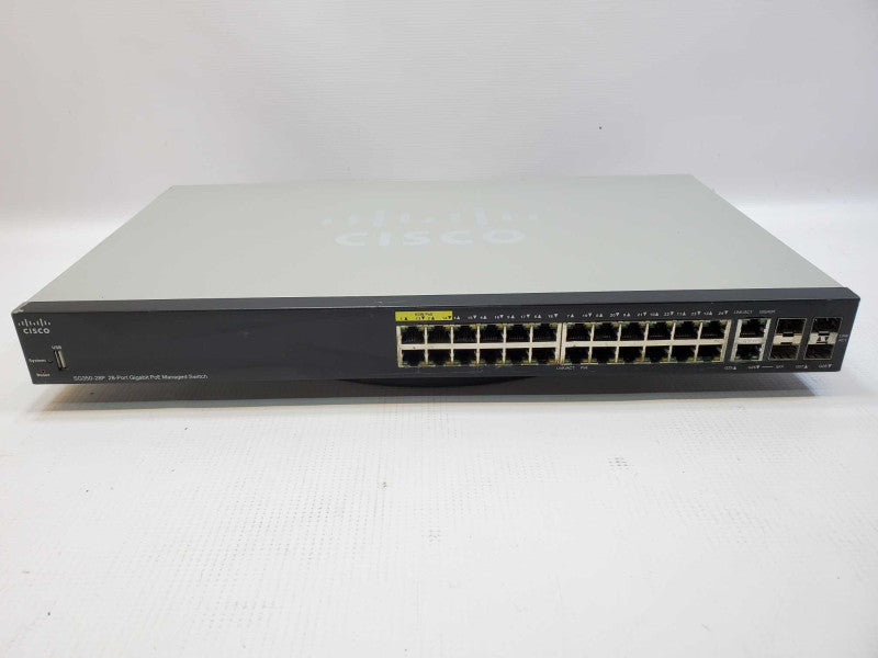 Cisco 350 Series SG350-28P-K9 28-Port Gigabit Managed PoE Ethernet Switch (