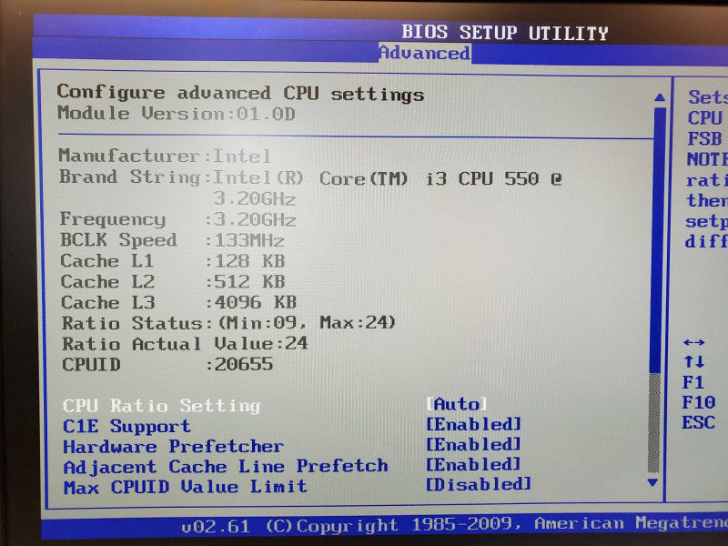 Custom PC ASUS Maximus III GENE Core i3-550 @ 3.2GHz 4GB Ram No HDD HD6870 (