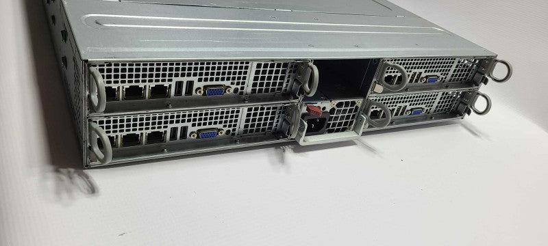 SuperMicro 2U X9DRT-HF+ 4x Blade Server 2x Xeon E5-2643 3.3GHz 16GB RAM 1xPSU  $