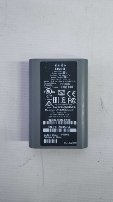 Cisco 800-48013-02-A0 Conference Phone Adapter for CP-8832-PoE w/ Type-C Cable [