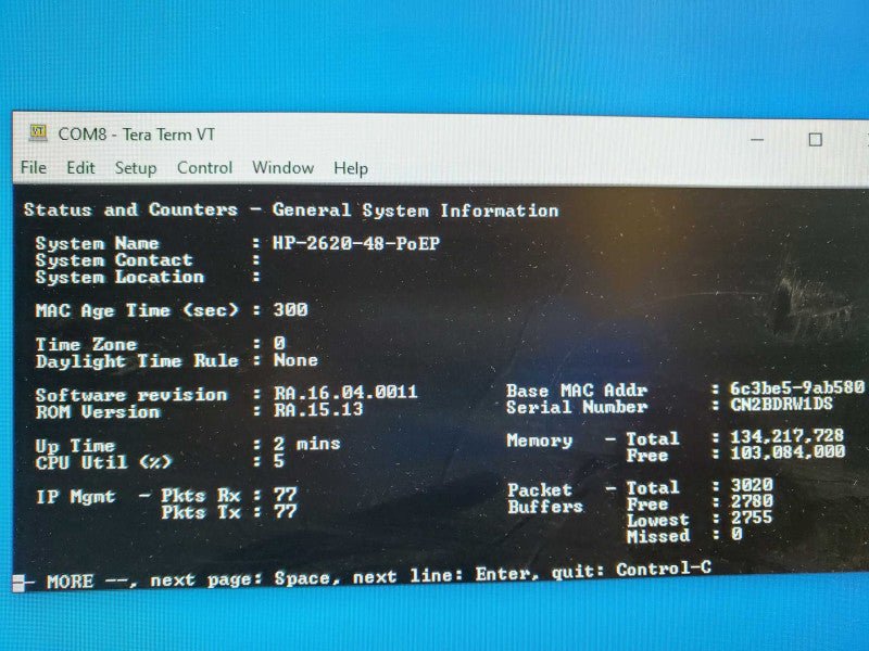 HP ProCurve J9627A 2620-48-POE+ 48-Port Switch )