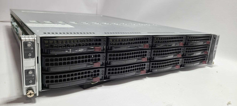 SuperMicro 2U X9DRT 4x Blade Server 2x Xeon E5-2643 3.3GHz 32GB RAM 2xPSU  $