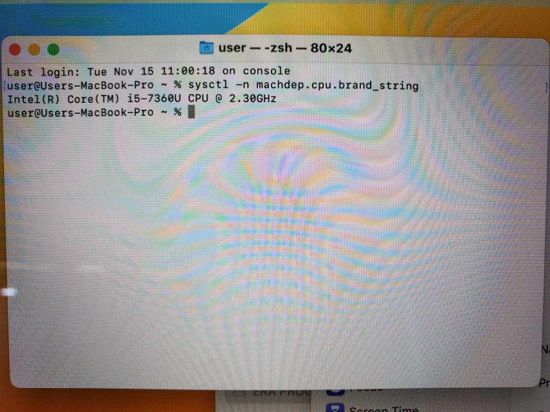 Macbook Pro 2017 13\\" A1708 Core i5-7360U @ 2.3GHz 8GB 120GB SSD (