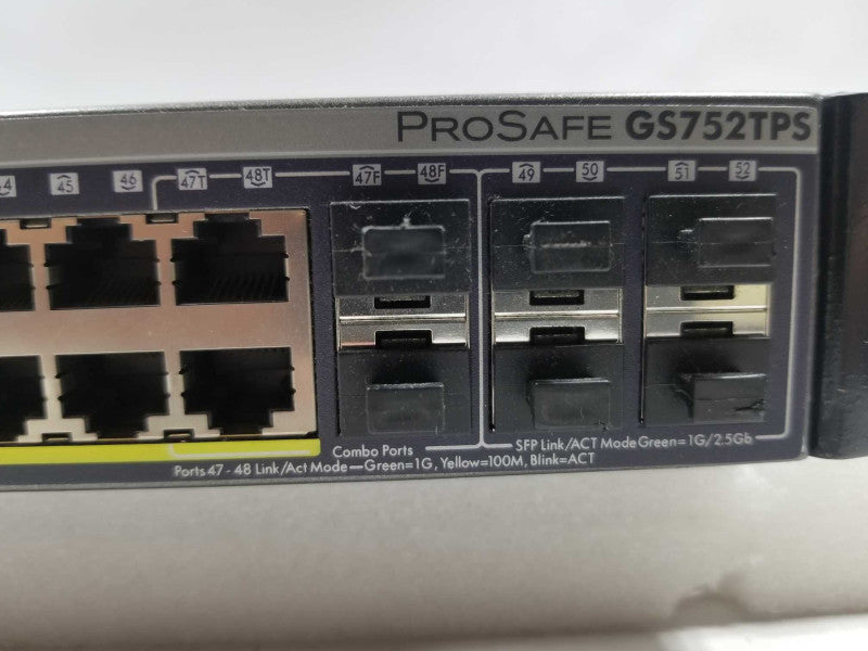 NETGEAR GS752TPS ProSAFE Gigabit PoE Stackable Switch Tested ~