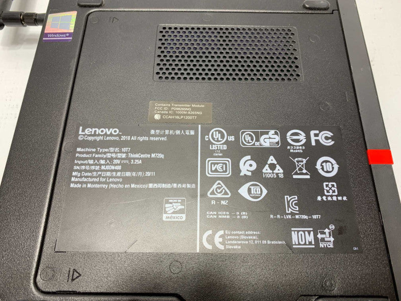 Lenovo M720q Tiny with i5-8400T CPU 16GB RAM & 480GB SSD  -