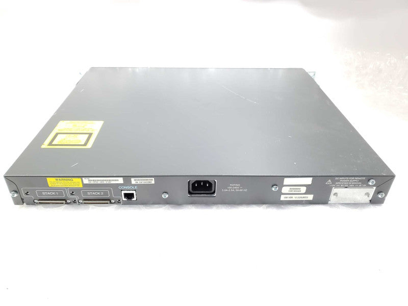 Cisco WS-C3750-48PS-S 48-Port PoE Ethernet Network Switch )