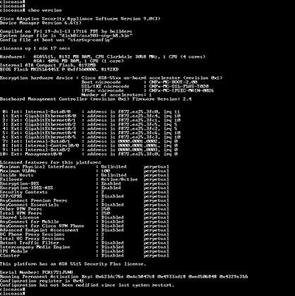 Cisco ASA 5515-X Adaptive Security Firewall Appliance (