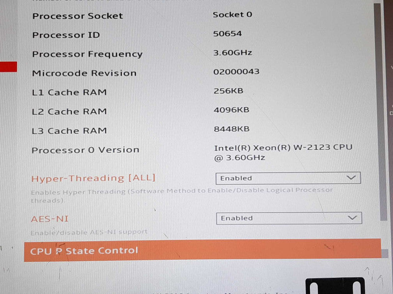 Lenovo ThinkStation P520c Xeon W-2123 @ 3.60GHz - No RAM / No GPU +